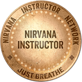 Badge de d'instructeur de Fréderique ELIE Professeur de Nirvana Fitness Fréderique ELIE Professeur certifié de Nirvana Fitness au Chesnay-Rocquencourt